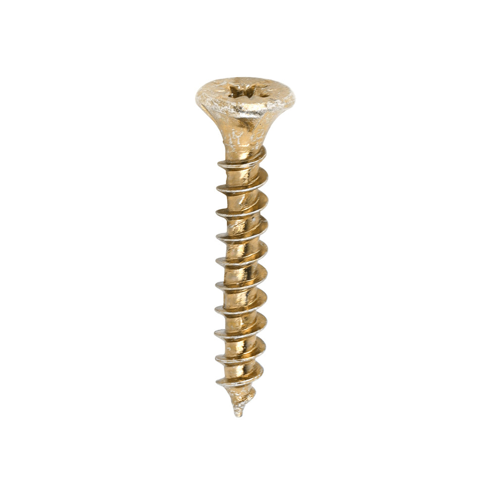 TIMCO Velocity Premium Multi-Use Countersunk Gold Woodscrews - 3.0 x 20 - Image
