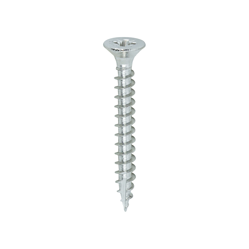 TIMCO Classic Multi-Purpose Countersunk A2 Stainless Steel Woodcrews - 3.0 x 25 - Image