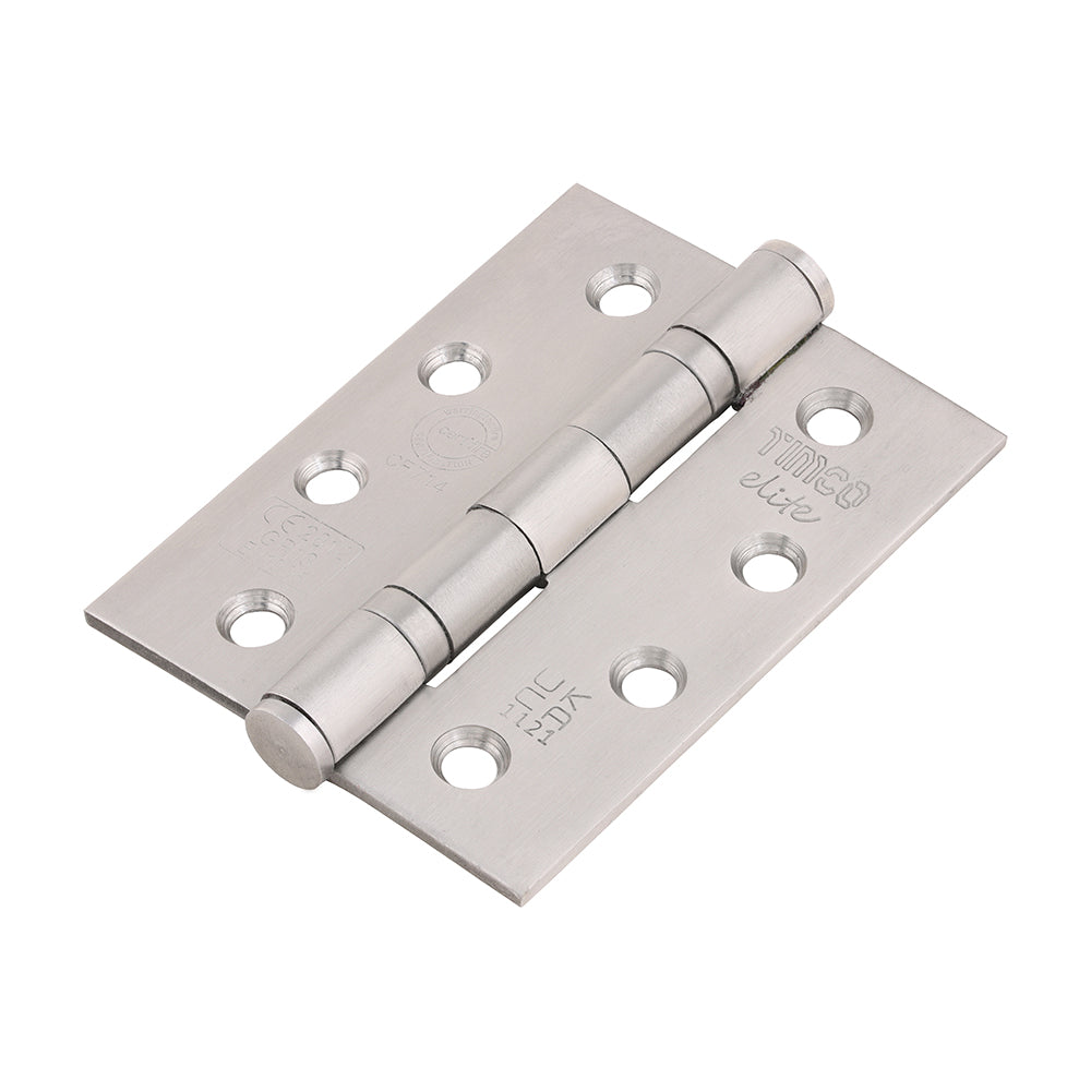 TIMCO Ball Bearing Hinges Grade 13 Satin Stainless Steel - 101 x 76 x 3.0 - Image