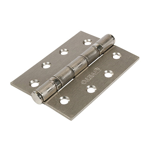 TIMCO Twin Ball Bearing Hinges - Steel - Satin Nickel - 102 x 76