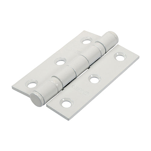 TIMCO Twin Ball Bearing Hinges - Steel - White - 76 x 51