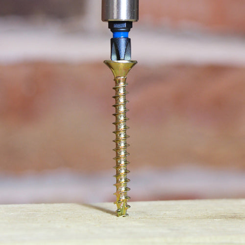 TIMCO C2 Strong-Fix Multi-Purpose Premium Countersunk Gold Woodscrews - 3.5 x 16 - Image