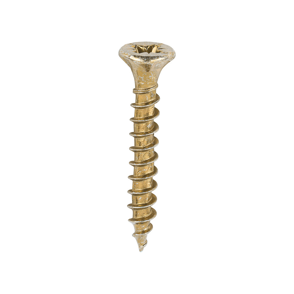 TIMCO Velocity Premium Multi-Use Countersunk Gold Woodscrews - 3.5 x 25 - Image