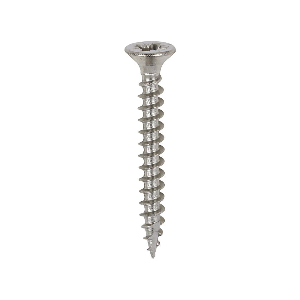 TIMCO Classic Multi-Purpose Countersunk A4 Stainless Steel Woodcrews - 3.5 x 30 - Image