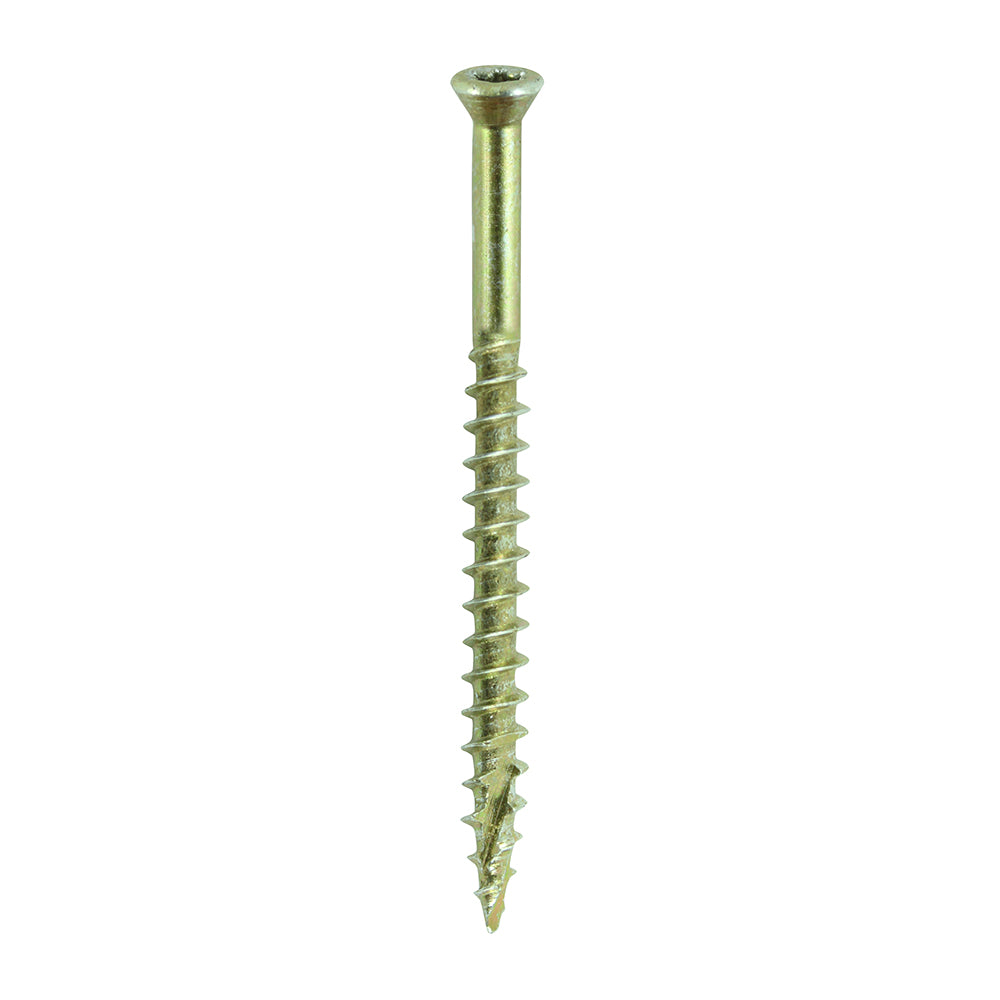 TIMCO C2 Tongue-Fix Premium Tongue & Groove Gold Woodscrews - 3.5 x 45 - Image