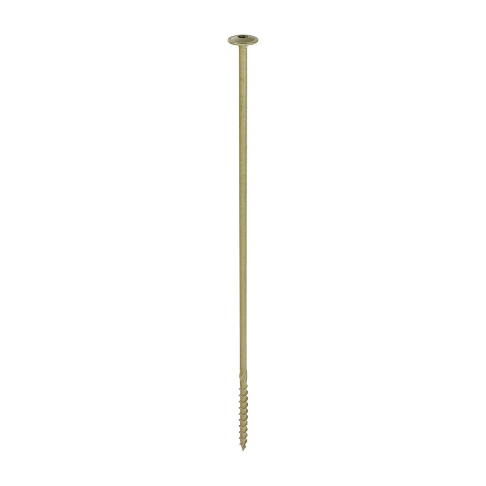 TIMCO Wafer Head Exterior Green Timber Screws - 8.0 x 350 - Image