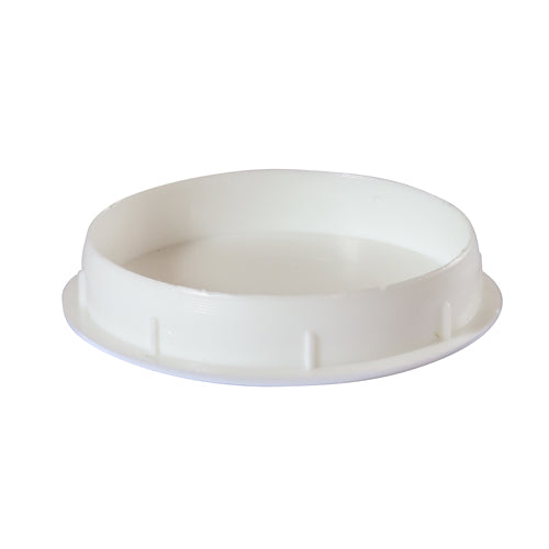 TIMCO Hinge Hole Cover Caps White - 35mm - Image