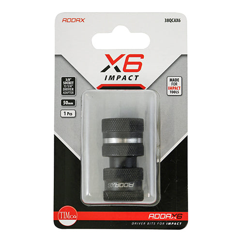 TIMCO X6 Impact Quickchange Adaptor - 3/8 x 50 - Image