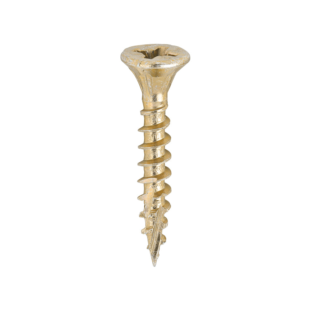 TIMCO C2 Strong-Fix Multi-Purpose Premium Countersunk Gold Woodscrews - 4.0 x 25 - Image