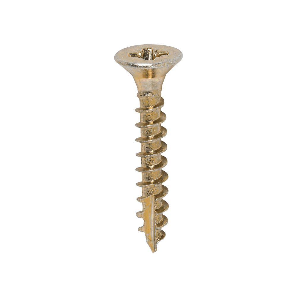TIMCO Classic Multi-Purpose Countersunk Gold Woodscrews - 4.0 x 25 - Image