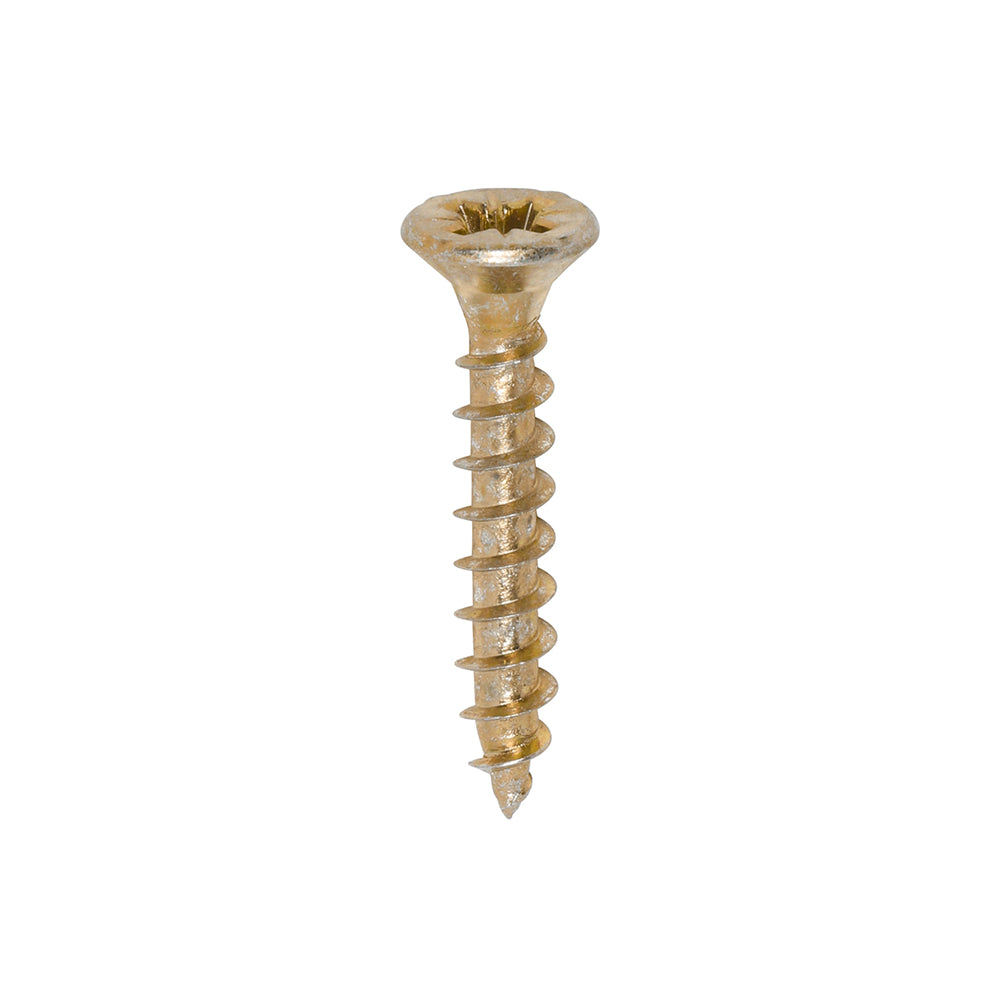 TIMCO Solo Countersunk Gold Woodscrews - 4.0 x 25 - Image