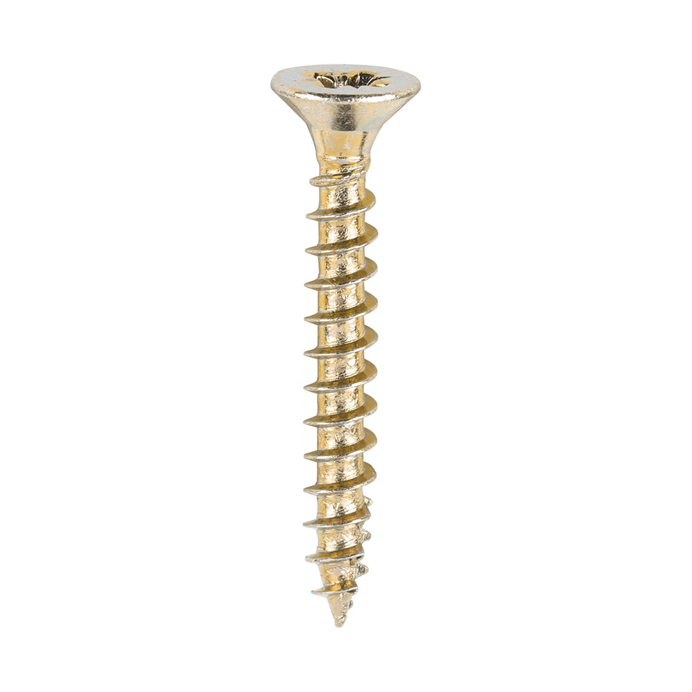 TIMCO Classic Multi-Purpose Countersunk Gold Woodscrews - 4.0 x 30 - Image