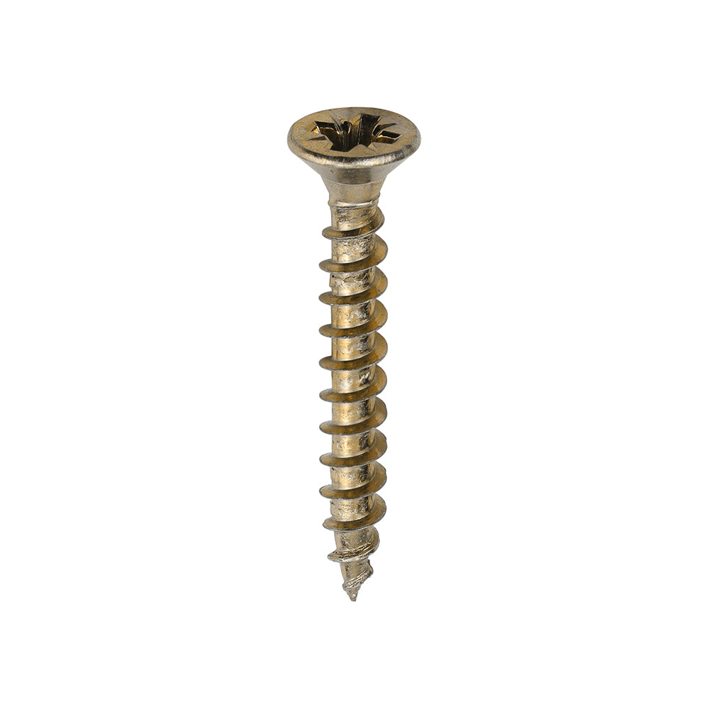TIMCO Solo Countersunk Gold Woodscrews - 4.0 x 30 - Image