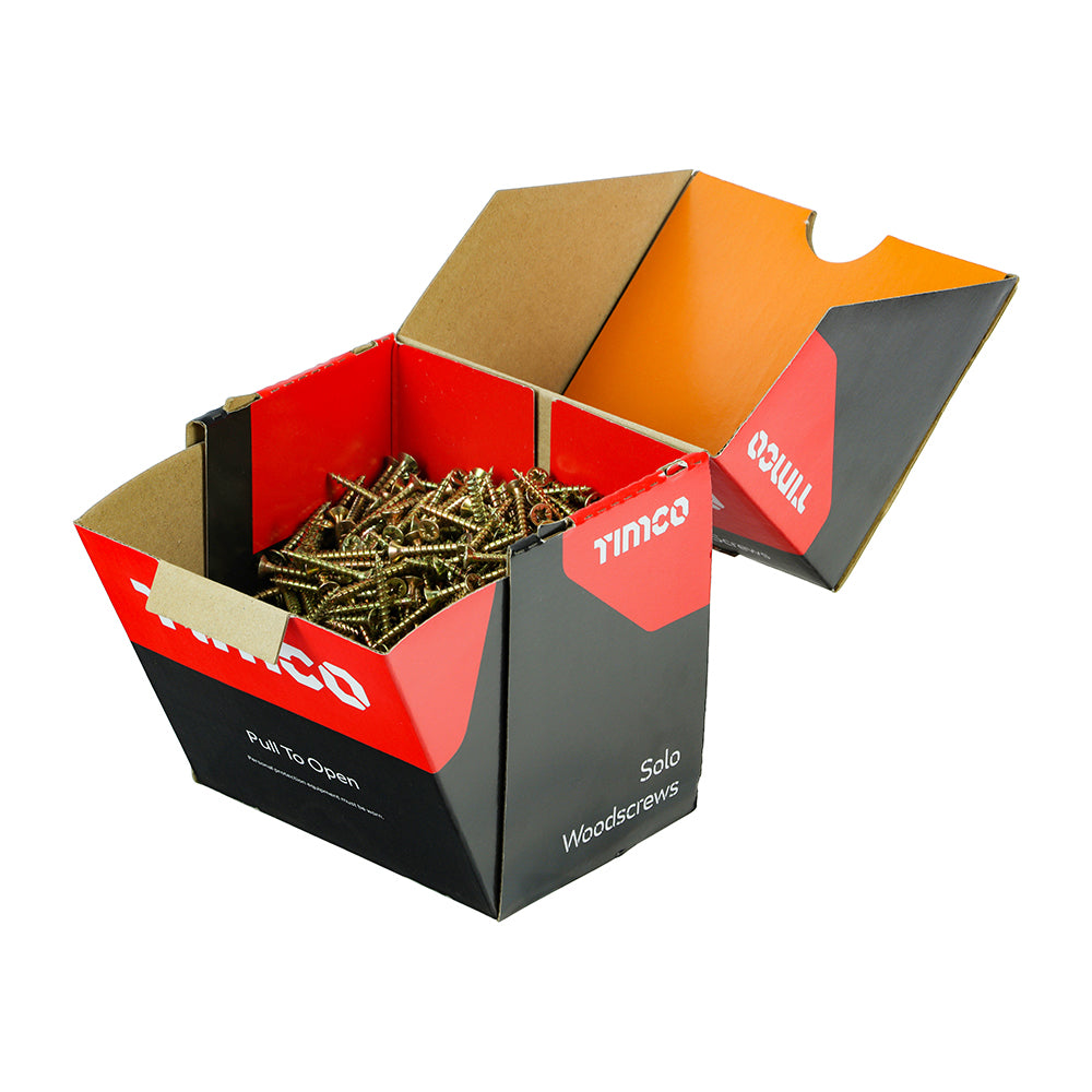 TIMCO Solo Countersunk Gold Woodscrews - 4.0 x 30 - Image