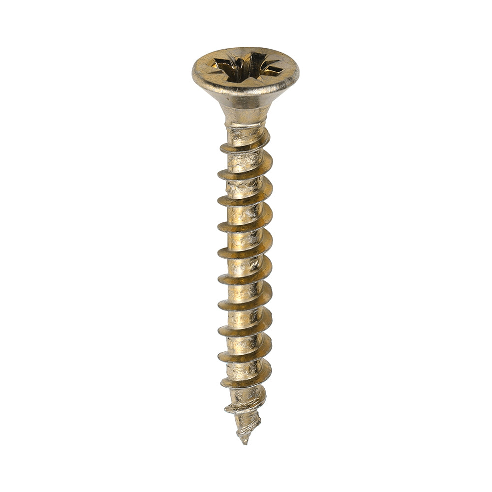 TIMCO Solo Countersunk Gold Woodscrews - 4.0 x 30 - Image