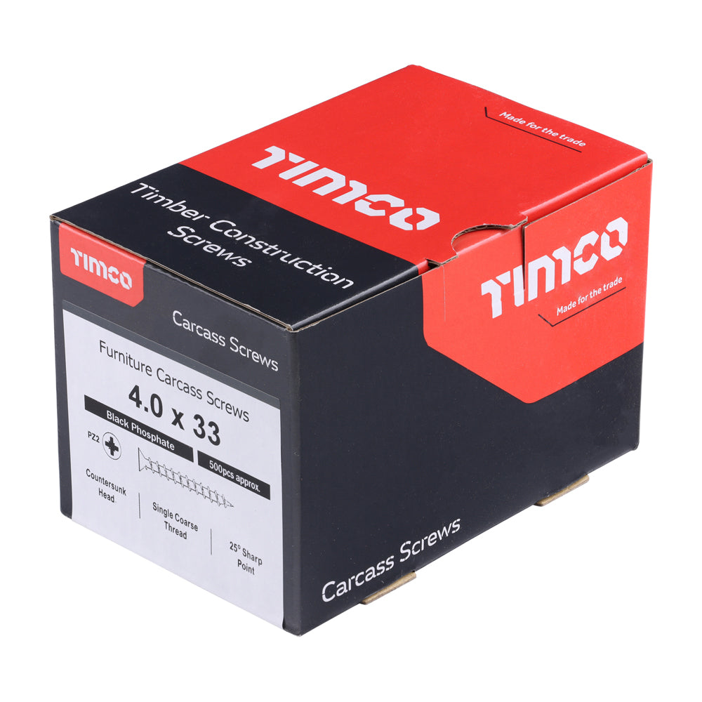 TIMCO Carcass Screws - 4.0 x 33 - Image