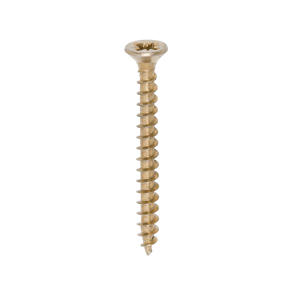 TIMCO Solo Countersunk Gold Woodscrews - 4.0 x 40 - Image