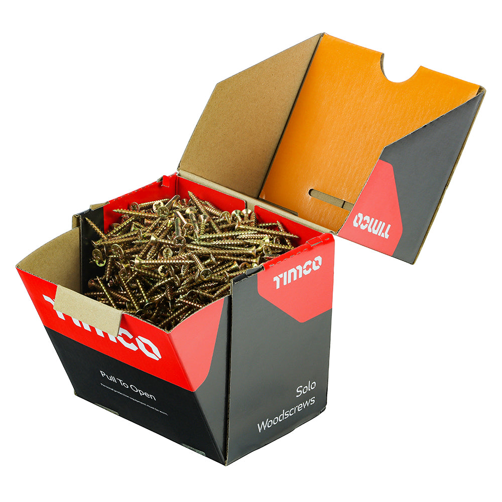 TIMCO Solo Countersunk Gold Woodscrews - 4.0 x 40 - Image
