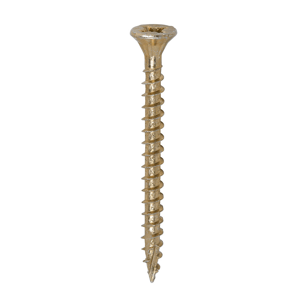 TIMCO C2 Strong-Fix Multi-Purpose Premium Countersunk Gold Woodscrews - 4.0 x 45 - Image