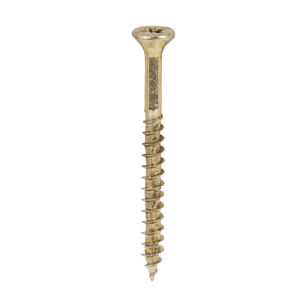 TIMCO Velocity Premium Multi-Use Countersunk Gold Woodscrews - 4.0 x 45 - Image