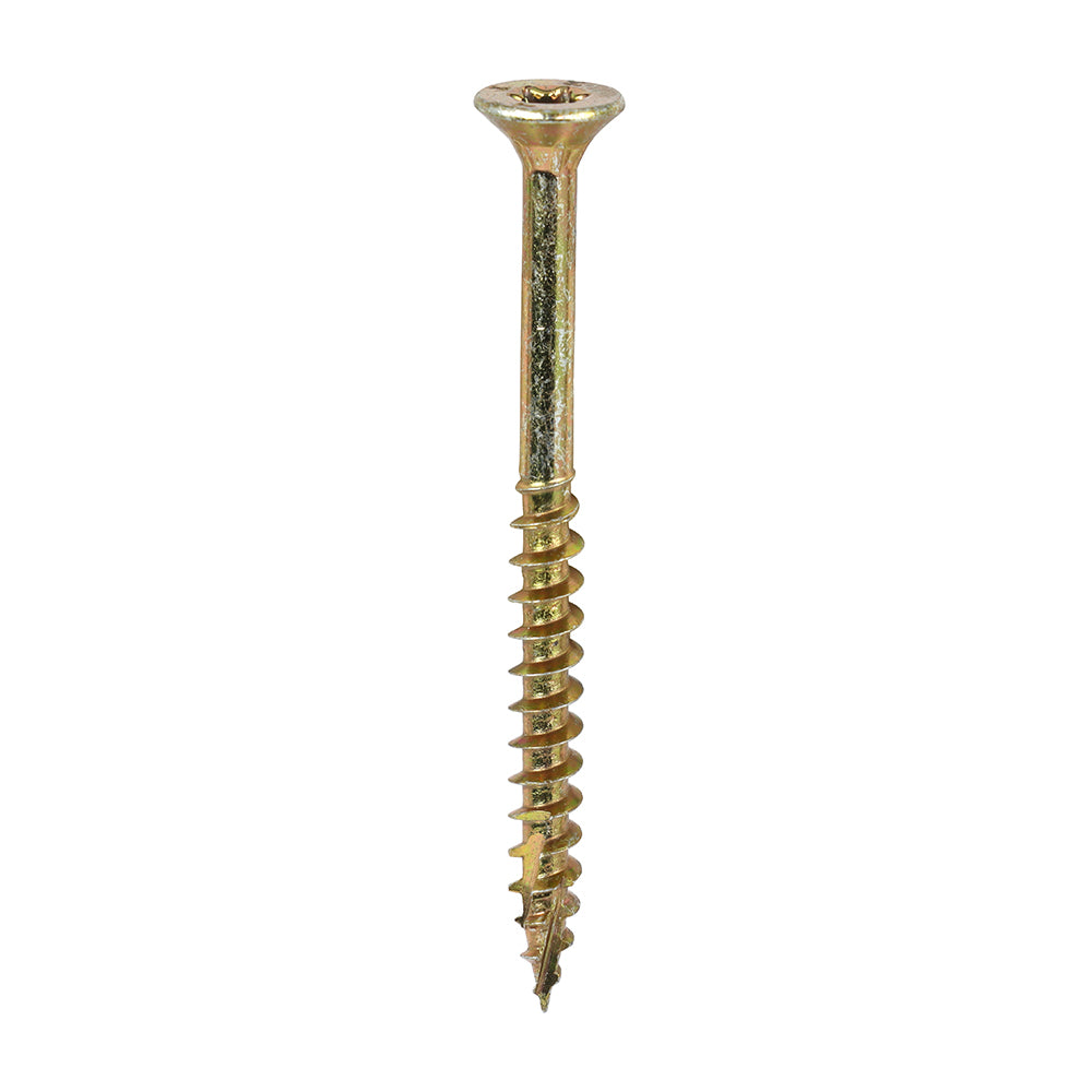TIMCO C2 Clamp-Fix Multi-Purpose Premium Countersunk Gold Woodscrews - 4.0 x 50 - Image