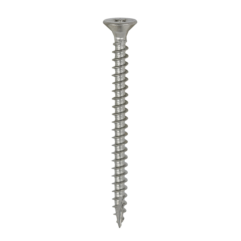 TIMCO Classic Multi-Purpose Countersunk A4 Stainless Steel Woodcrews - 4.0 x 50 - Image