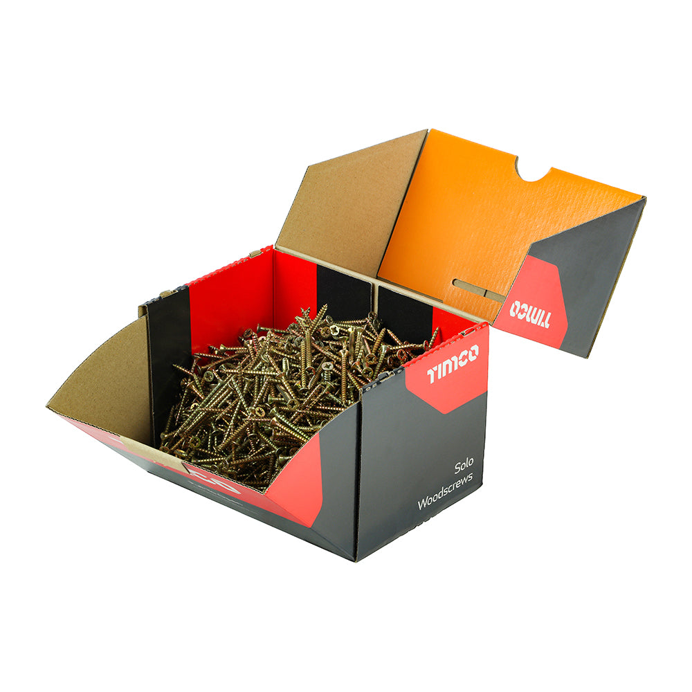 TIMCO Solo Countersunk Gold Woodscrews - 4.0 x 50 - Image