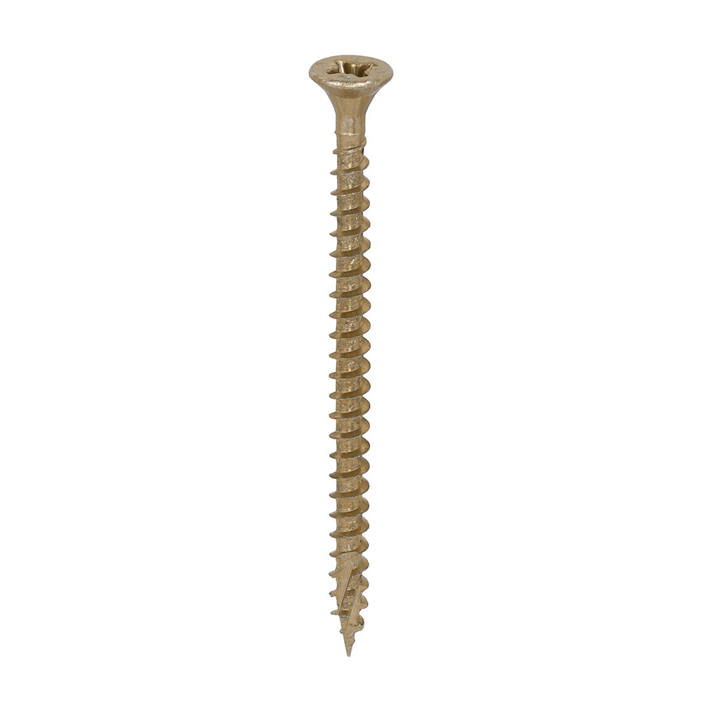 TIMCO C2 Strong-Fix Multi-Purpose Premium Countersunk Gold Woodscrews - 4.0 x 60 - Image