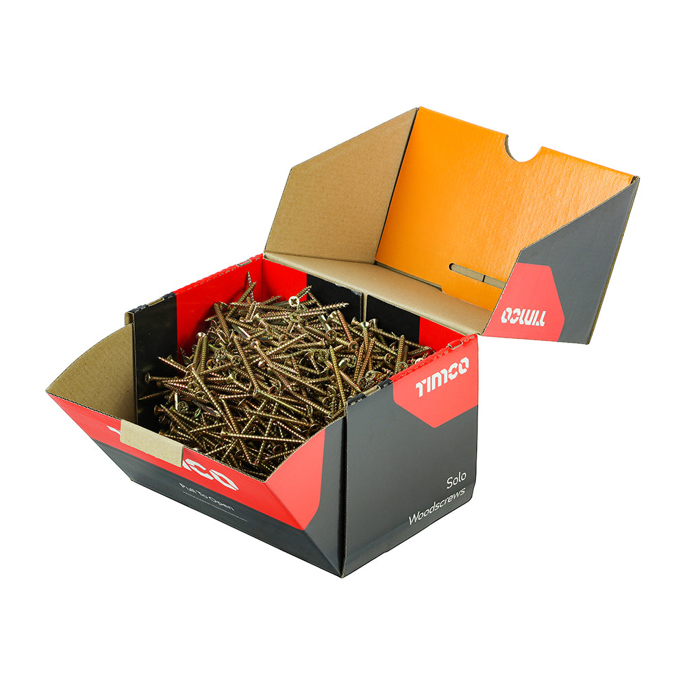 TIMCO Solo Countersunk Gold Woodscrews - 4.0 x 60 - Image