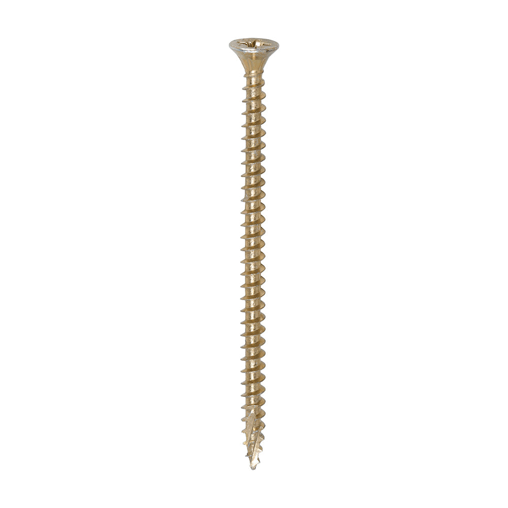 TIMCO C2 Strong-Fix Multi-Purpose Premium Countersunk Gold Woodscrews - 4.0 x 70 - Image