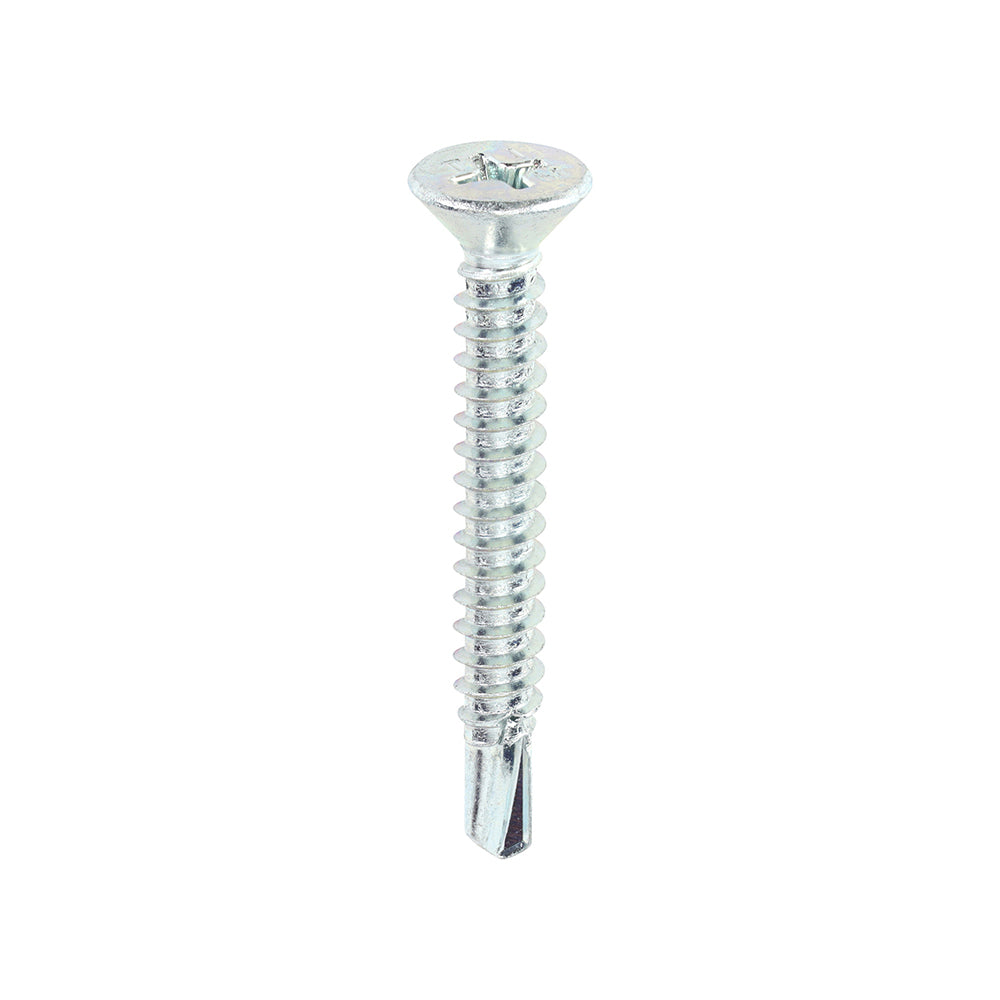 TIMCO Window Fabrication Screws Countersunk PH Self-Tapping Self-Drilling Point Zinc - 4.8 x 38 - Image