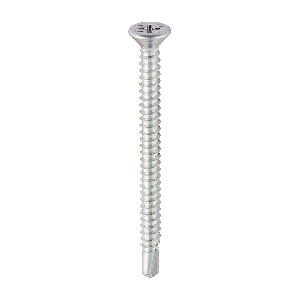 TIMCO Window Fabrication Screws Countersunk PH Self-Tapping Self-Drilling Point Zinc - 4.8 x 60 - Image
