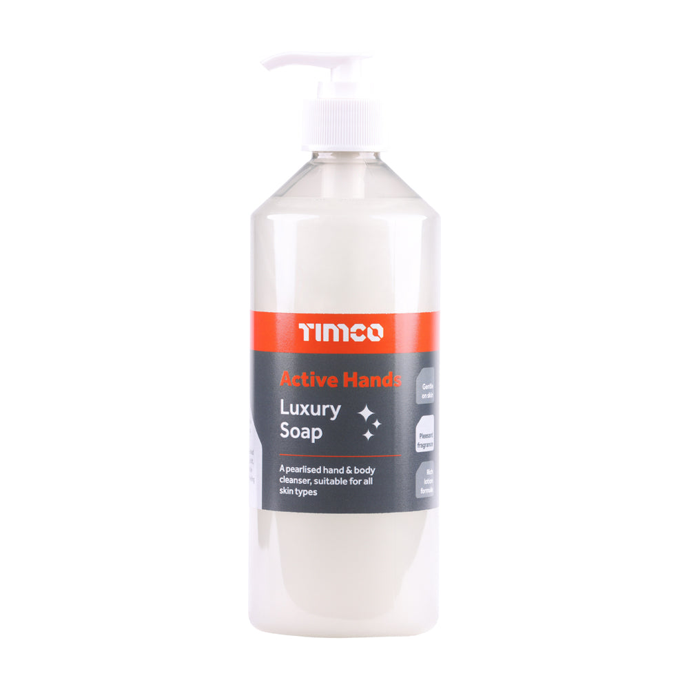 TIMCO Active Hands Luxury Soap Pearlised Premium Fragranced - 500ml - Image