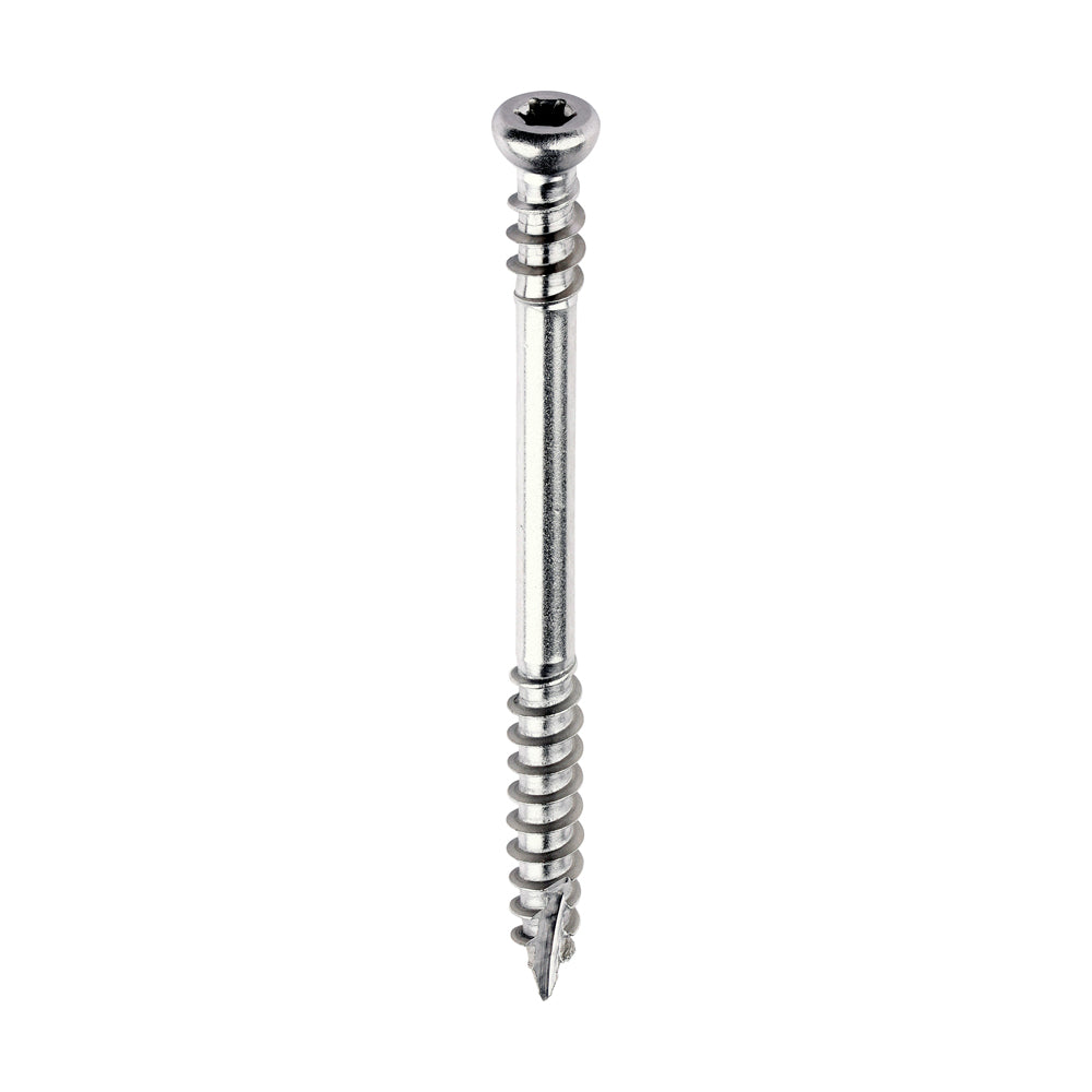 TIMCO Decking Screws Cylinder Head A2 Stainless Steel - 4.5 x 60 - Image