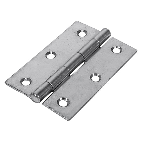 TIMCO Plain Butt Hinge - Fixed Pin (1838) - Zinc - 90 x 60 - Image