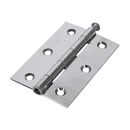 TIMCO Plain Butt Hinge - Loose Pin (1840) - Polished Chrome - 90 x 60 - Image