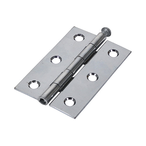 TIMCO Plain Butt Hinge - Loose Pin (1840) - Polished Chrome - 75 x 50 - Image