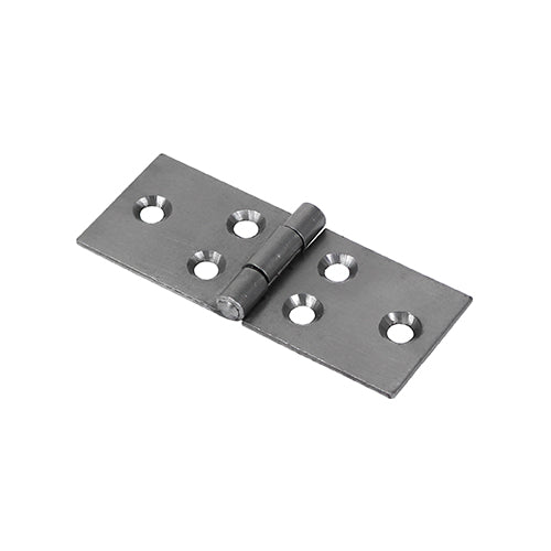 TIMCO Backflap Hinge - Uncranked Knuckle (404) - Self Colour - 32 x 76 - Image