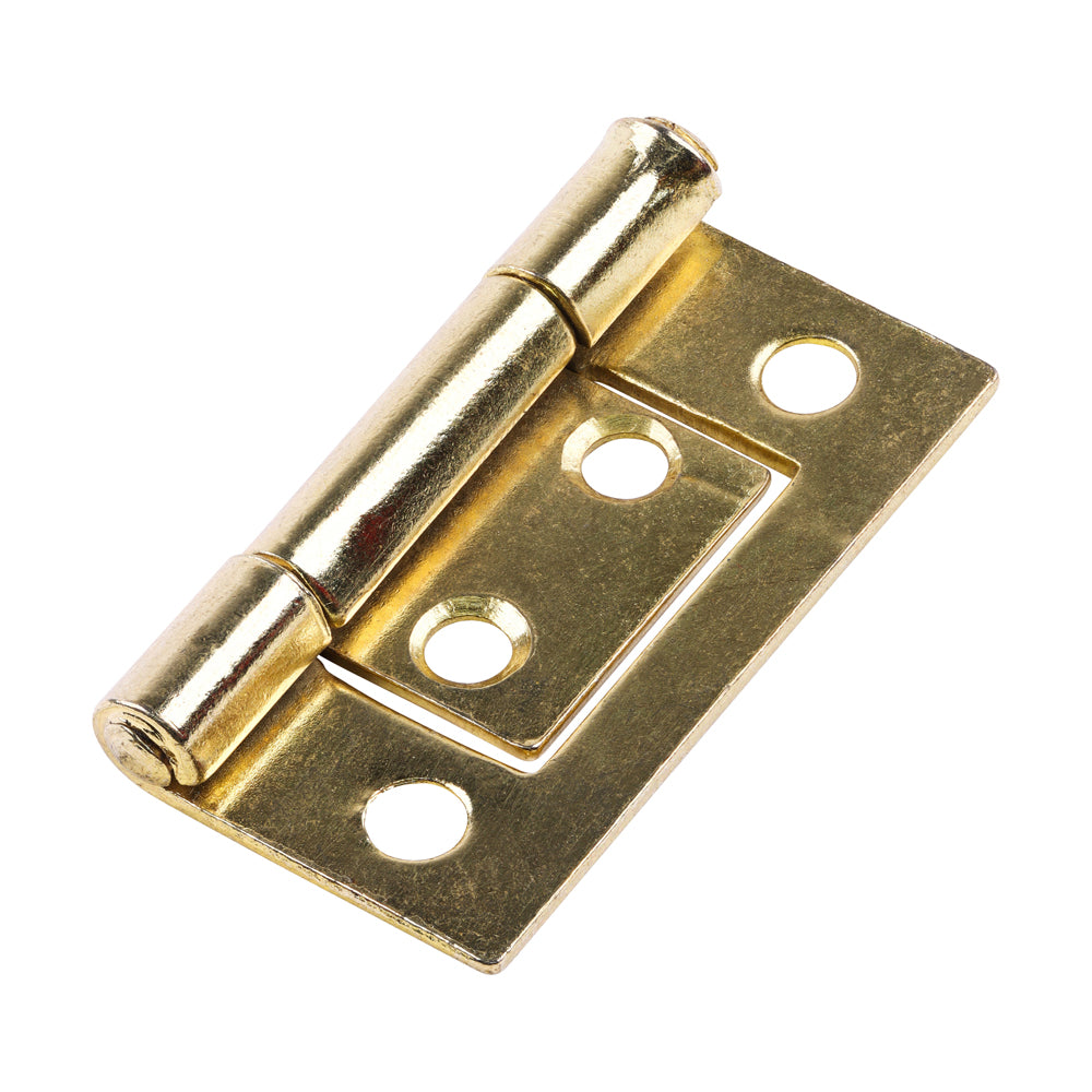 TIMCO Flush Hinge (105) - Electro Brass - 38 x 28 - Image