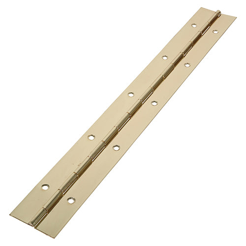 TIMCO Piano Hinge - Electro Brass - 1800 x 38 - Image
