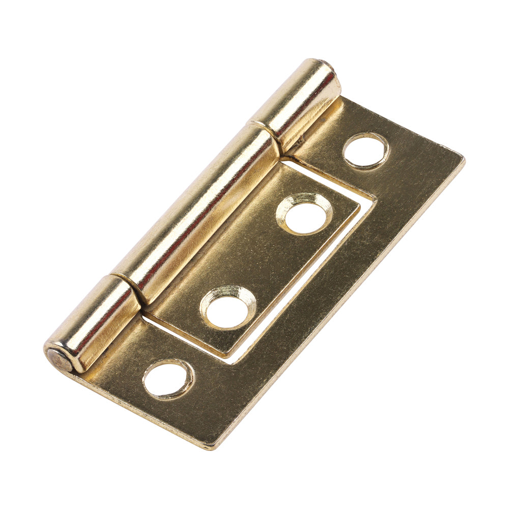 TIMCO Flush Hinge (105) - Electro Brass - 50 x 38.5 - Image