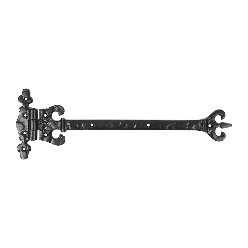 TIMCO Pair of Crown / Coronet Hinges - Antique Black - 317mm - Image