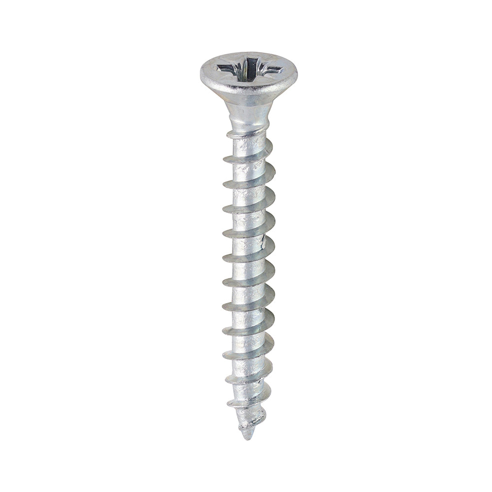 TIMCO Solo Countersunk Silver Woodscrews - 4.5 x 35 - Image