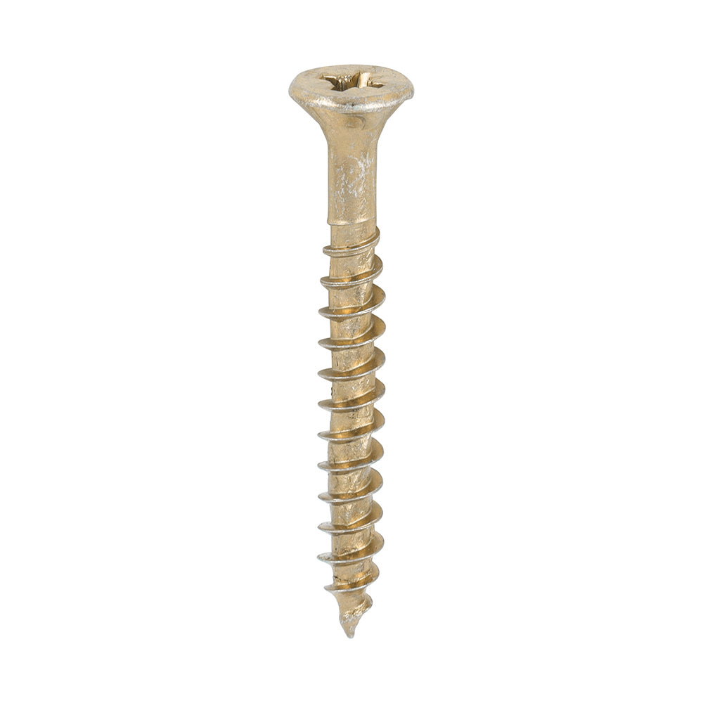 TIMCO Velocity Premium Multi-Use Countersunk Gold Woodscrews - 4.5 x 40 - Image