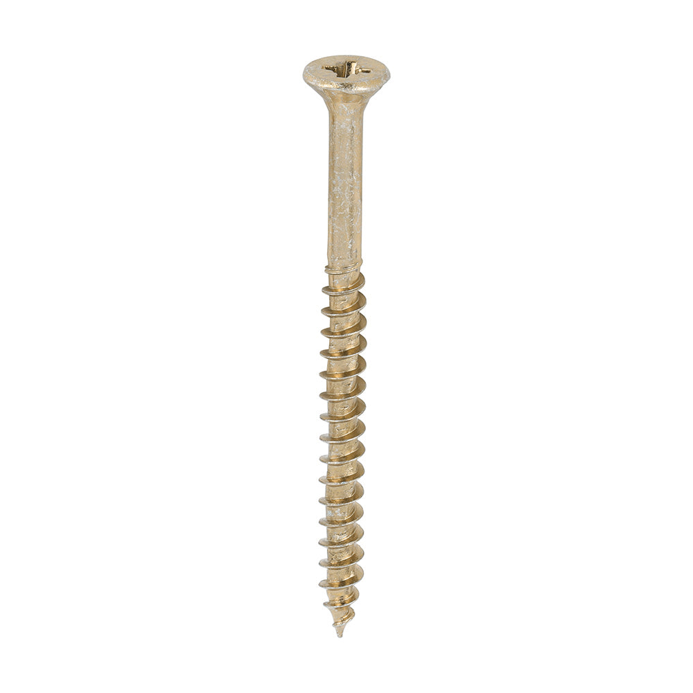 TIMCO Velocity Premium Multi-Use Countersunk Gold Woodscrews - 4.5 x 60 - Image