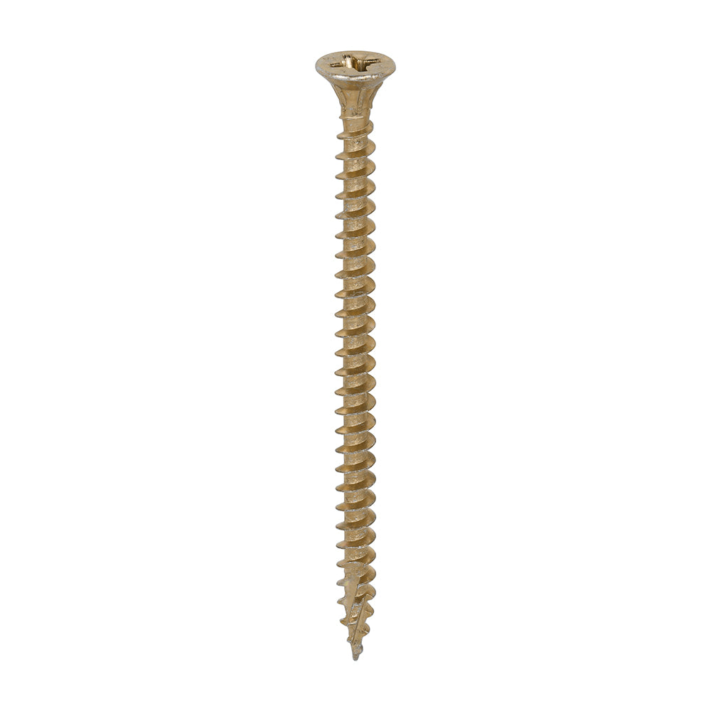 TIMCO C2 Strong-Fix Multi-Purpose Premium Countersunk Gold Woodscrews - 4.5 x 70 - Image