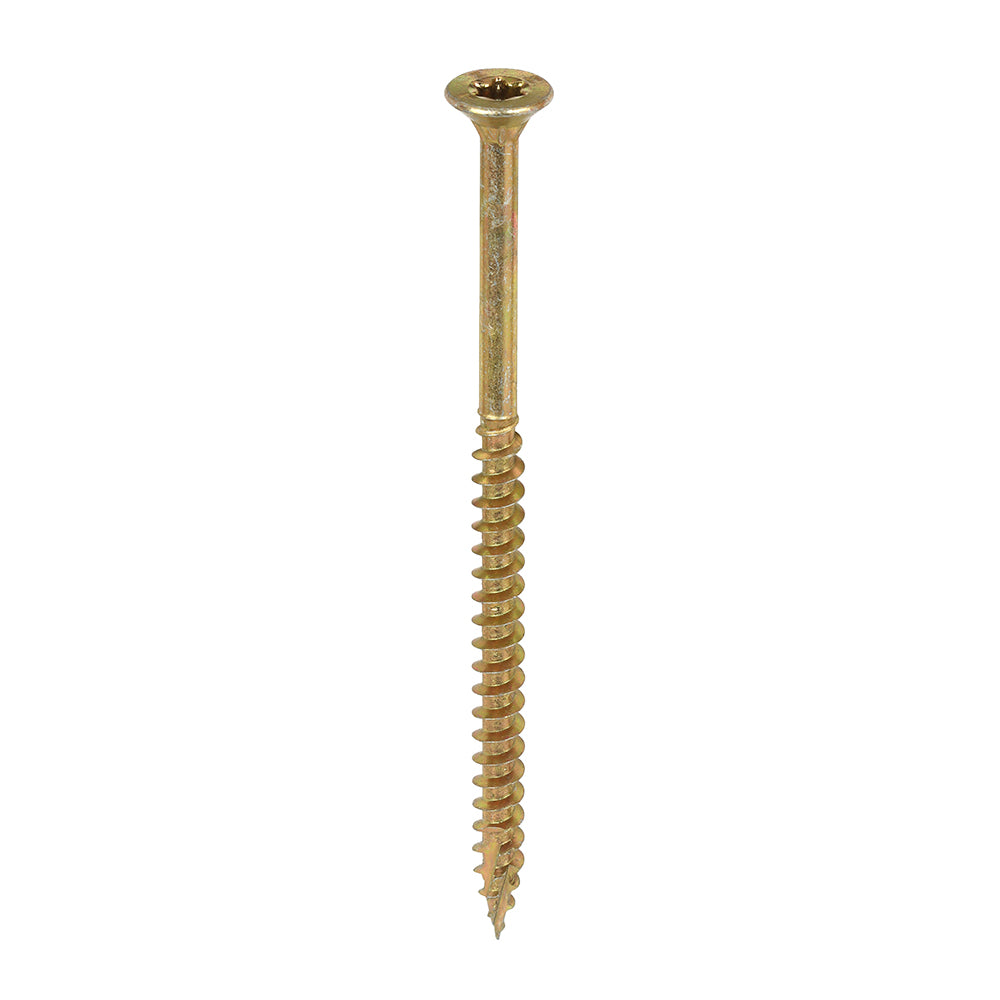 TIMCO C2 Clamp-Fix Multi-Purpose Premium Countersunk Gold Woodscrews - 4.5 x 80 - Image