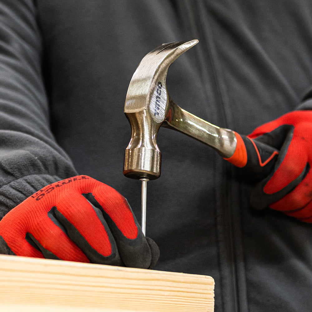 TIMCO One Piece Claw Hammer, Curved Single Piece High Strength Anti-Shock Smooth Face Hammer - 160z - Image