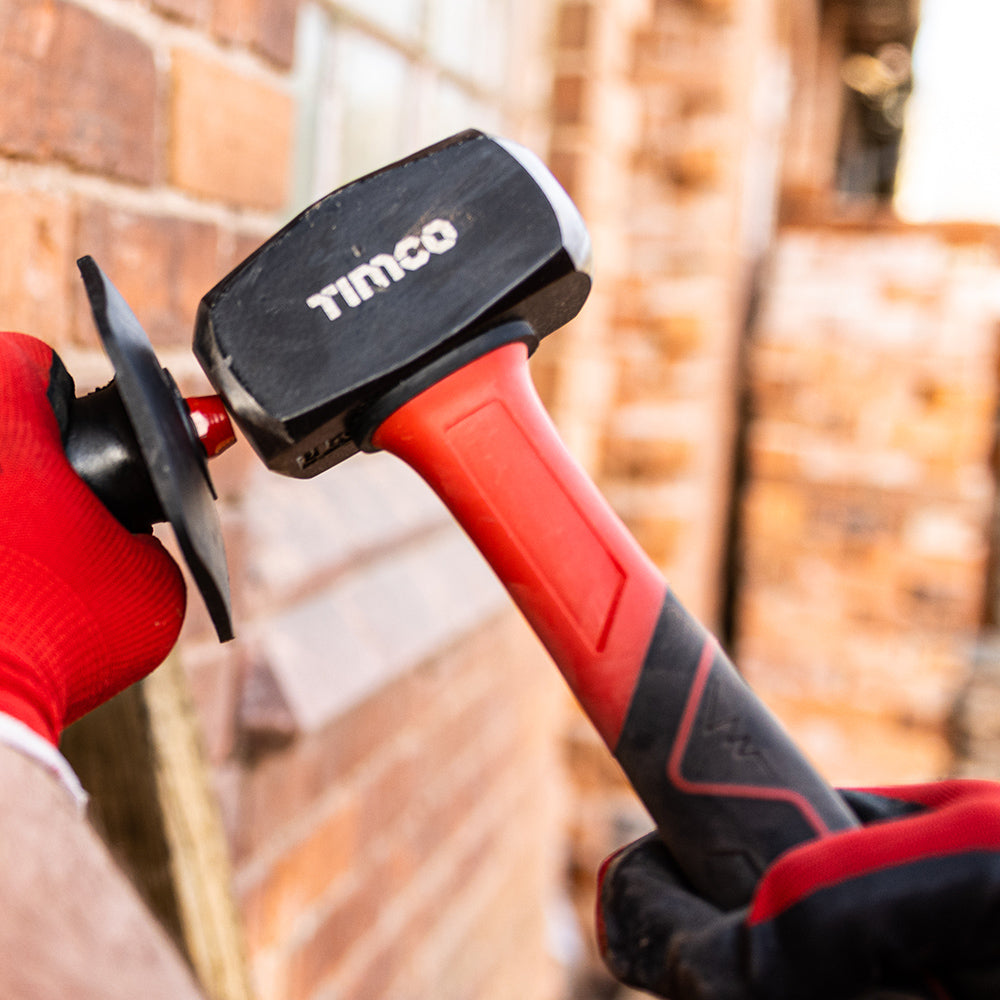 TIMCO Lump Hammer, Shock Absorbing Fibreglass Handle Fibreglass Handle Lump Club Hammer - 2.5lb - Image