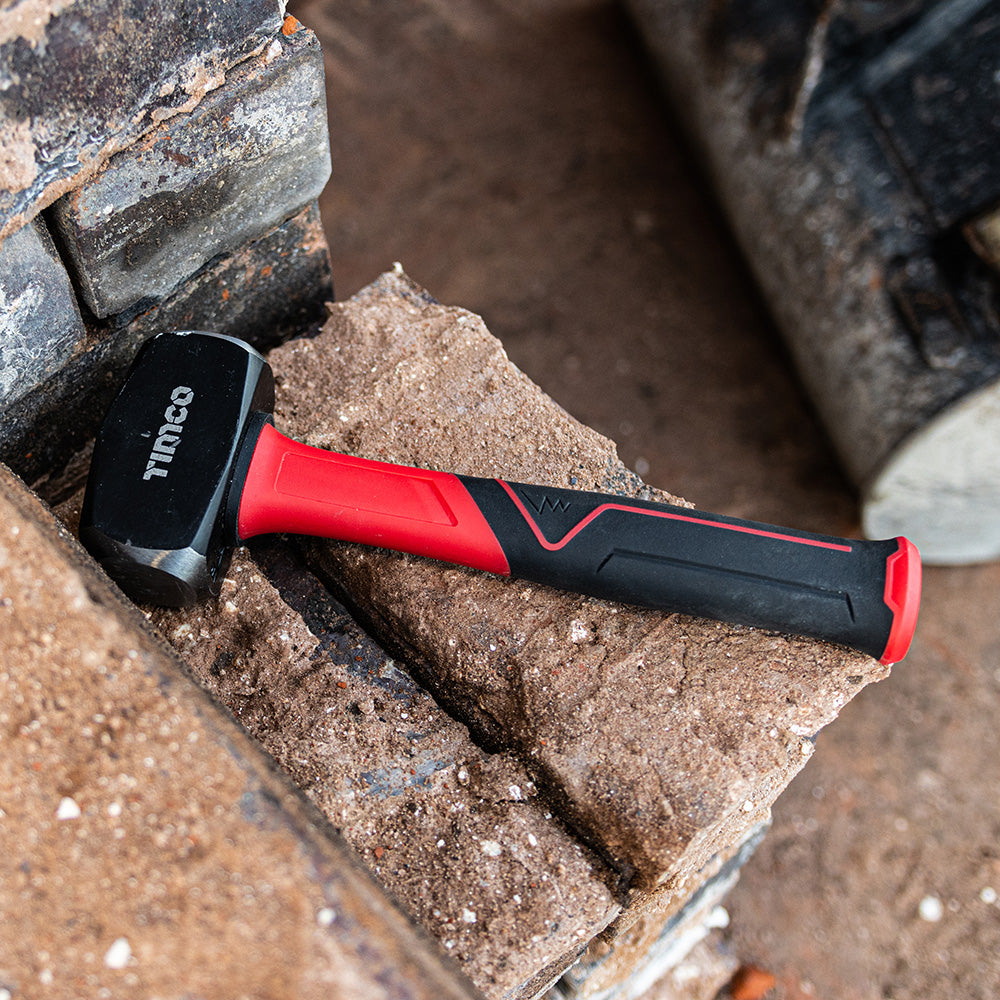 TIMCO Lump Hammer, Shock Absorbing Fibreglass Handle Fibreglass Handle Lump Club Hammer - 4lb - Image